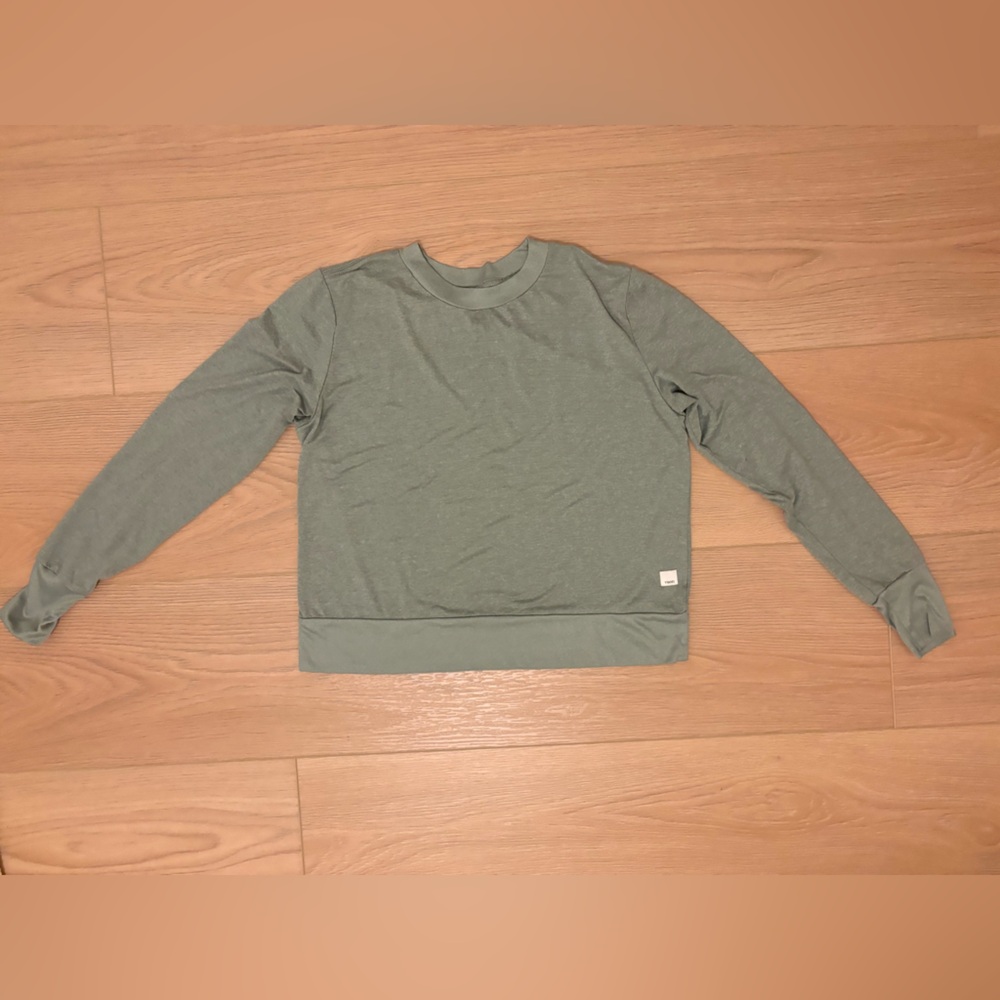 Vuori Daydream Crew Long Sleeve green